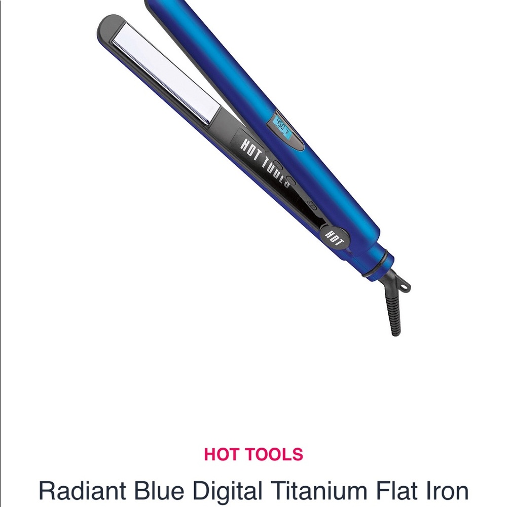 Hot Tools Blue Digital Flat Iron